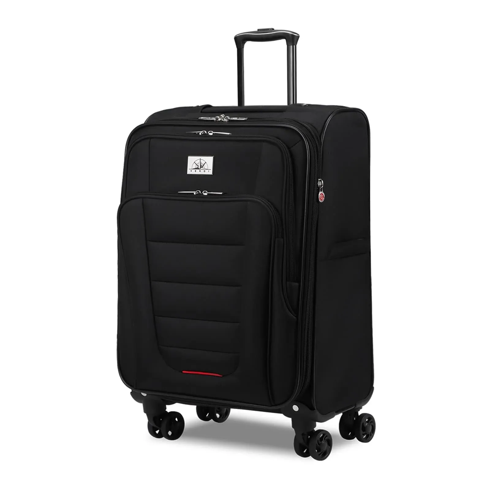 Verdi Travel Lightweight 24 Inch Luggage Medium Suitcase 8-wheel Spinner  | eBay