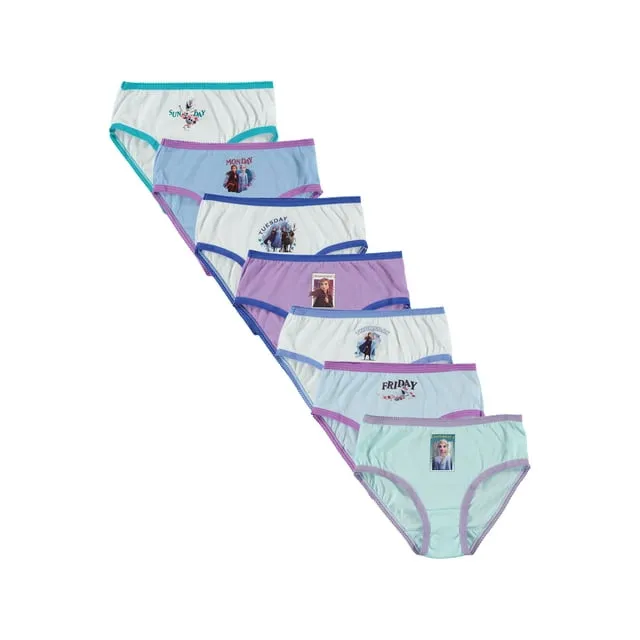 Disney Frozen Girls' 7-Pack Underwear Set