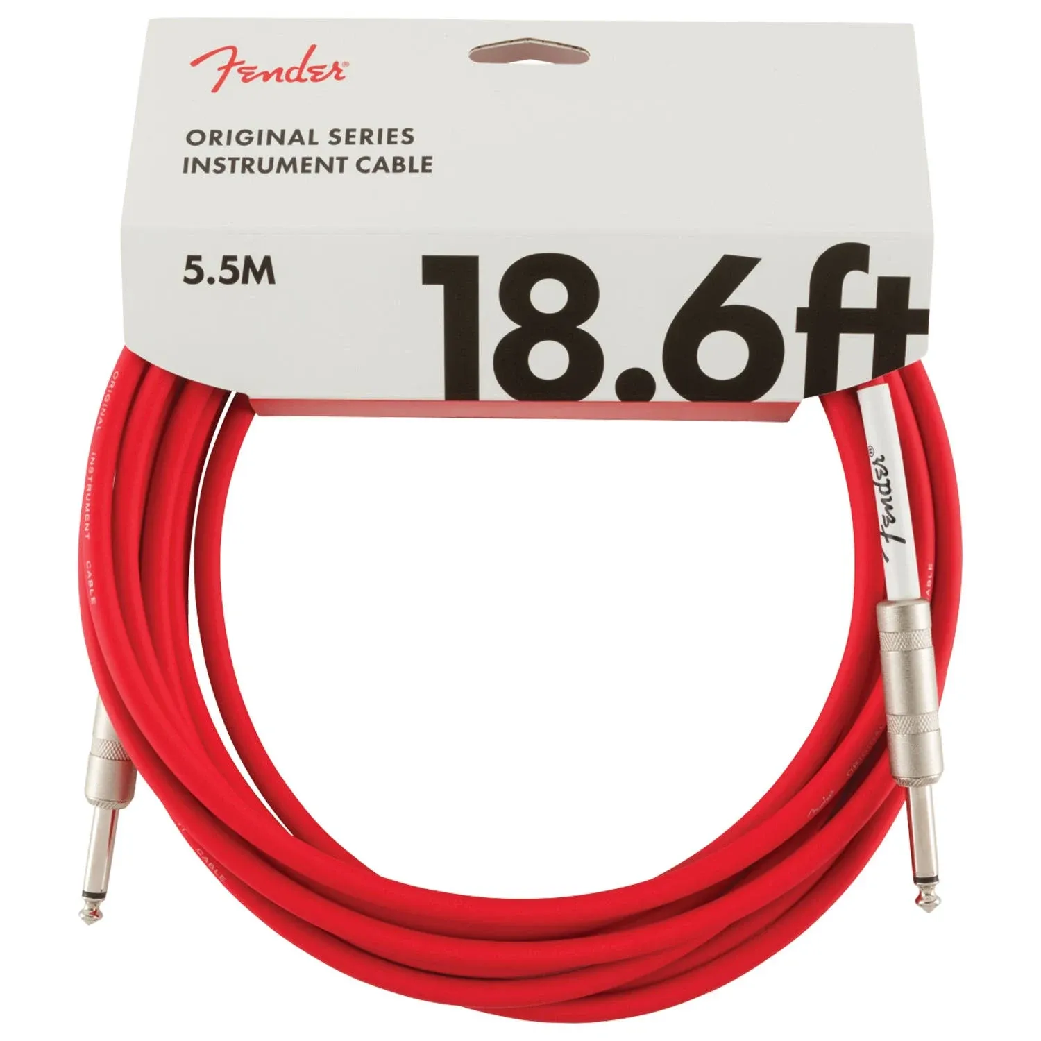 Fender Instrument Cables - Original Cable 18.6&#39; - Fiesta Red