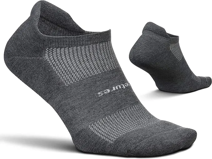 Feetures High Performance Max Cushion Ankle Sock - No Show Socks for Women & Men with Heel Tab - (1 Pair)