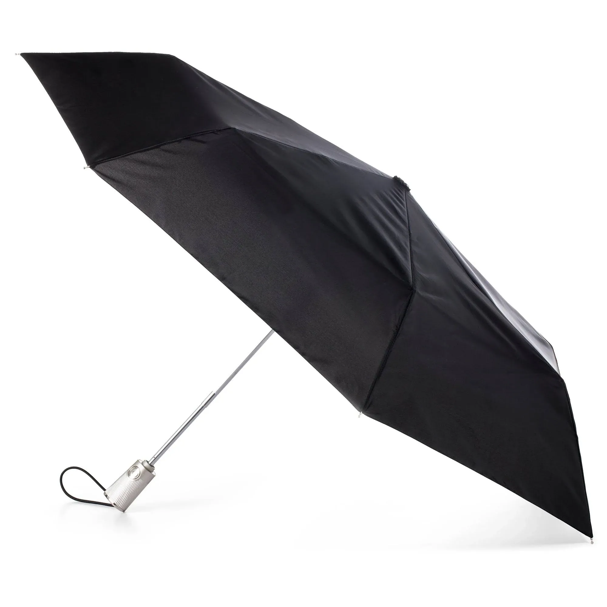 Totes Sunguard Auto Open Close Umbrella With Neverwet Black - 8706