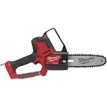 M18 FUEL 8 in. 18V Lithium-Ion Brushless Electric Battery Chainsaw HATCHET Pruning Saw with Extra 8 in. Saw Chain