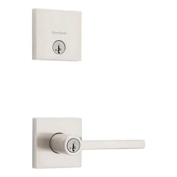 Kwikset Halifax Zinc Lever and Single Cylinder Deadbolt