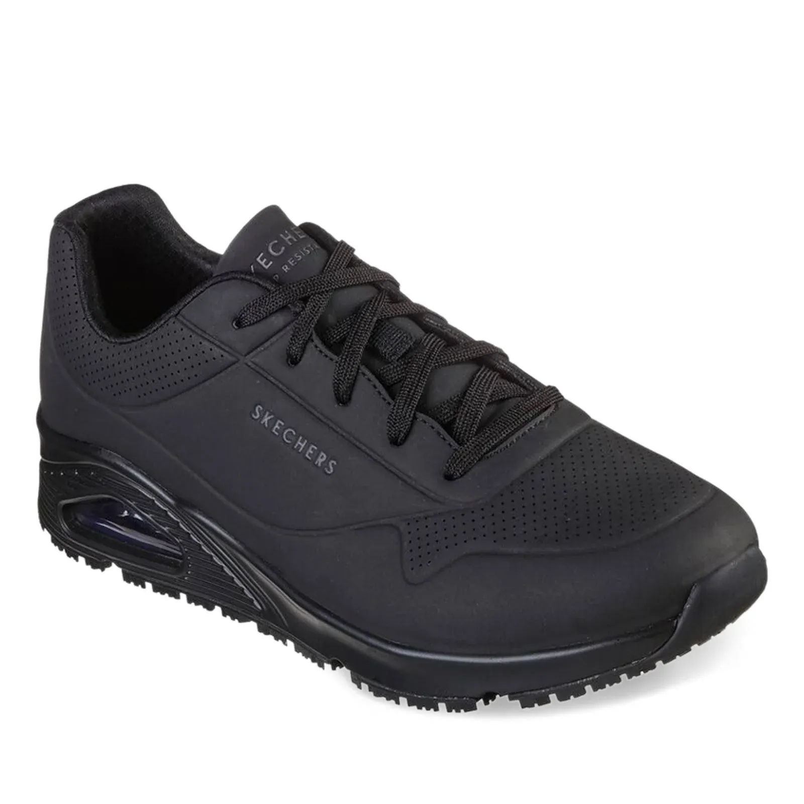 Skechers Work Uno SR - Sutal Work Shoe 7.5 Men's Black