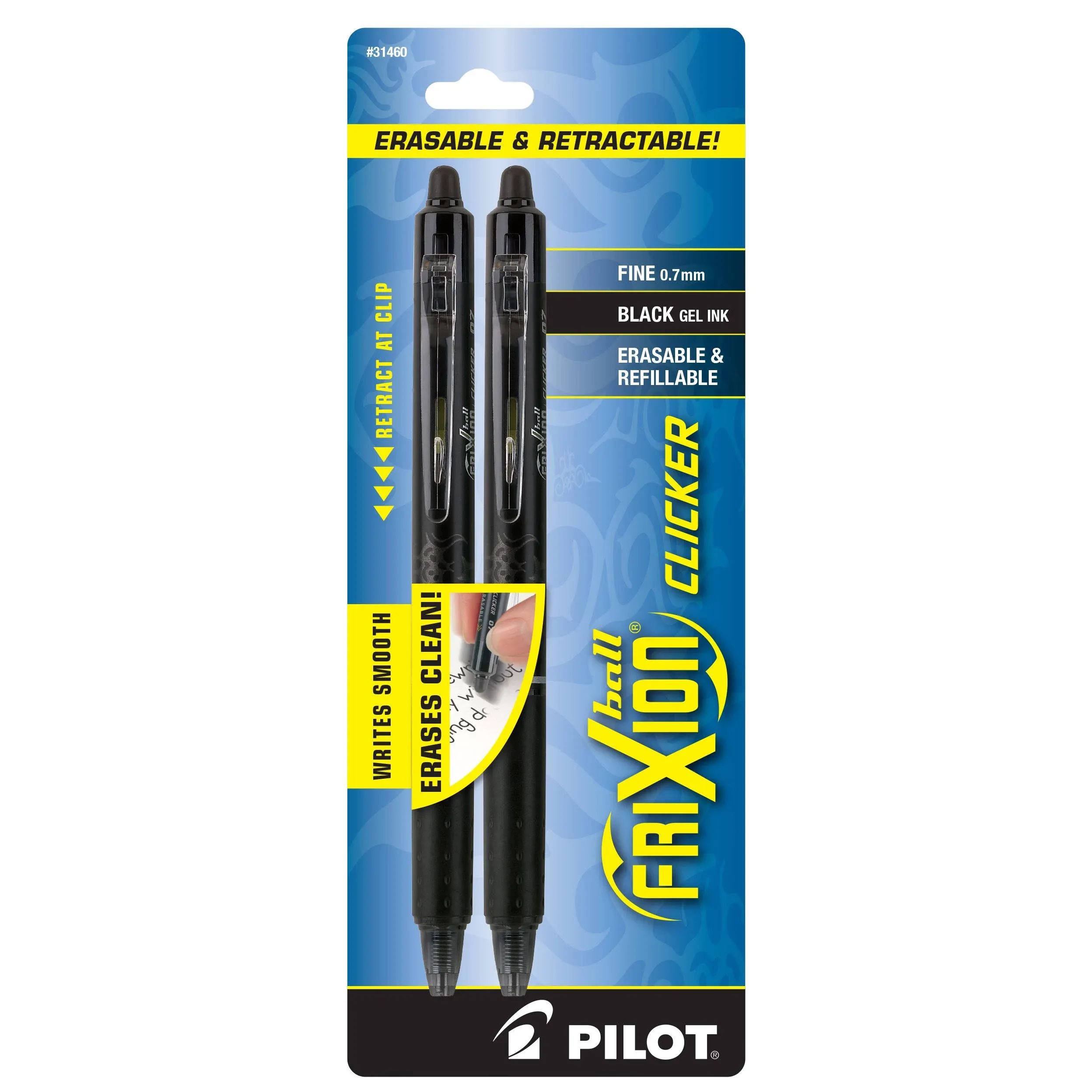 Pilot Refill for FriXion Erasable Gel Ink Pen Assorted 3/pk