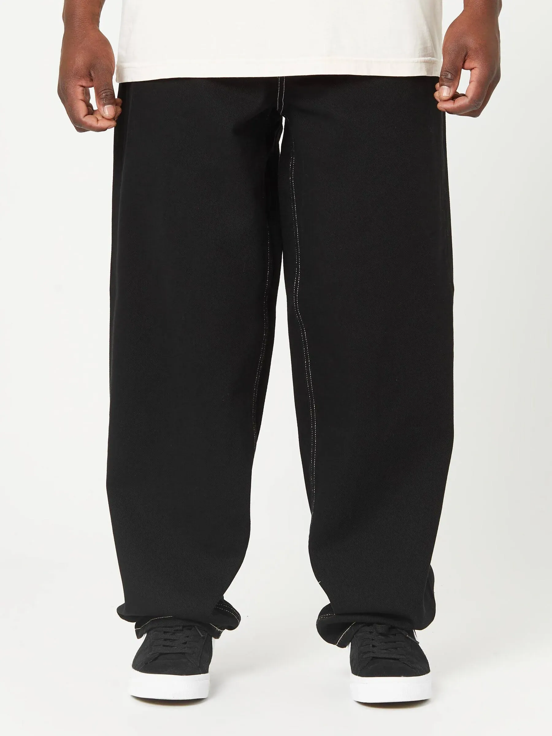 Huf - Cromer Pant (Black/White) 32