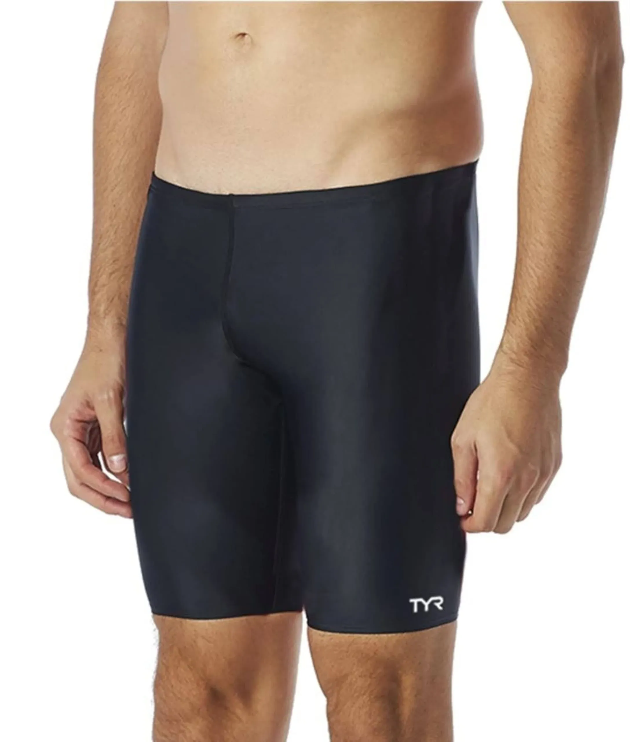 TYR Men's Durafast One Solid Jammer - 34 - Black