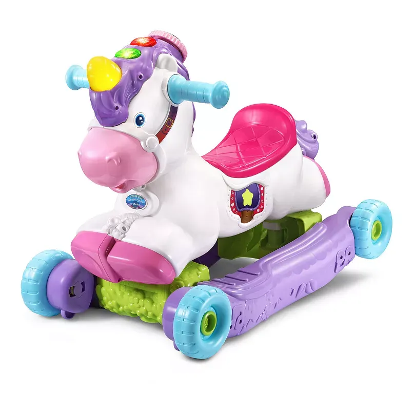 VTech Prance & Rock Learning Unicorn Ride-On Toy