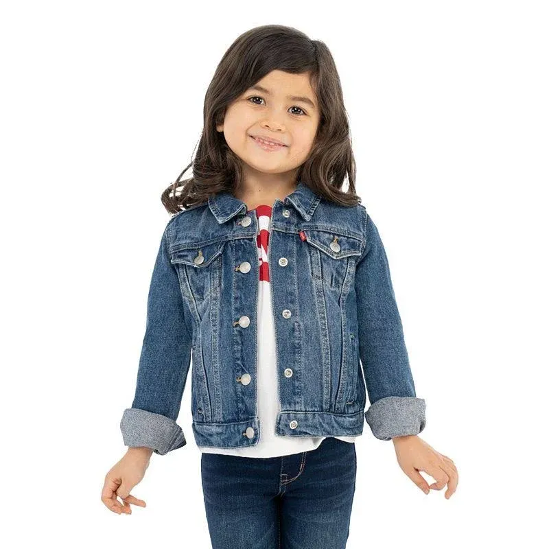 Toddler Girls' Levi's Denim Trucker Jacket