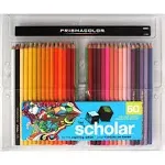 Prismacolor Scholar Colored Pencils 92808HT, 60-Count, Rich, vibrantly pigmented