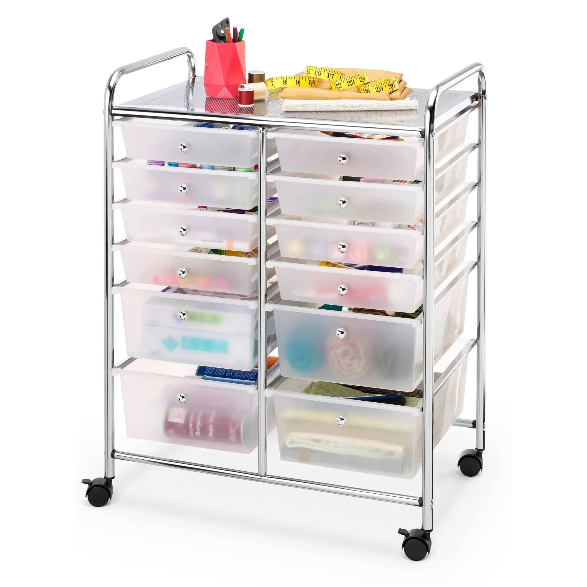 Whitmor 12 Drawer Storage Cart