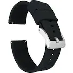 Barton Watch Bands Black | Elite Silicone