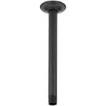 Delta Universal Showering Components: Shower Arm & Flange 10" Ceiling Mount - Matte Black