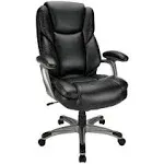 Realspace Cressfield Bonded Leather High-Back Chair