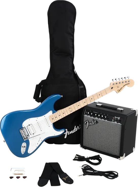 Squier Affinity Series Stratocaster HSS Pack Lake Placid Blue