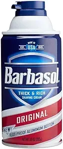 Barbasol Thick and Rich Shaving Cream, Original 10 oz (Pack of 2)