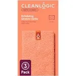 Cleanlogic Body Exfoliating Cloth Stretchy Exfoliator Bath and Shower Washcloths for Smooth and Softer Skin Reusable Daily Skincare Tool Assorted