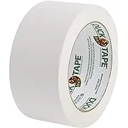 Duck 242912 Color Duct Tape 3-Pack, 1.88 Inches x 30 Yards, 90 Yards Total, 3-Roll Pack, White, 3 Piece