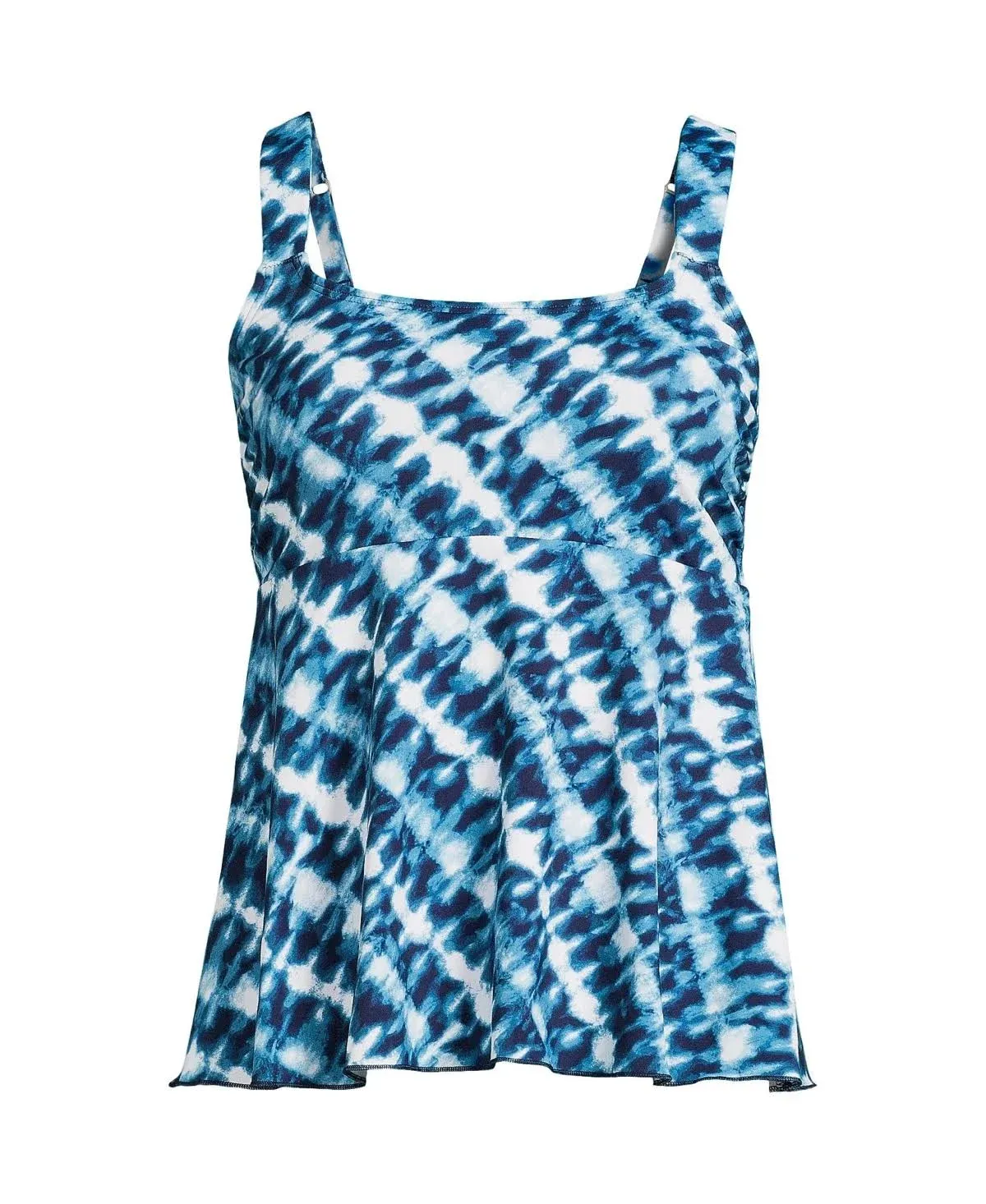 Women's Lands' End D-Cup Empire Waistband Tankini Swimsuit Top