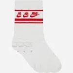 Nike Everyday Essential Crew Socks ( 3 Pairs) - White/Red