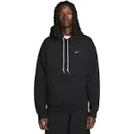 Nike Solo Swoosh Fleece Pullover Hoodie 'Black' S