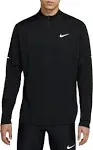 Nike Dri-FIT Element Men's 1/4-Zip Running Top (Black)