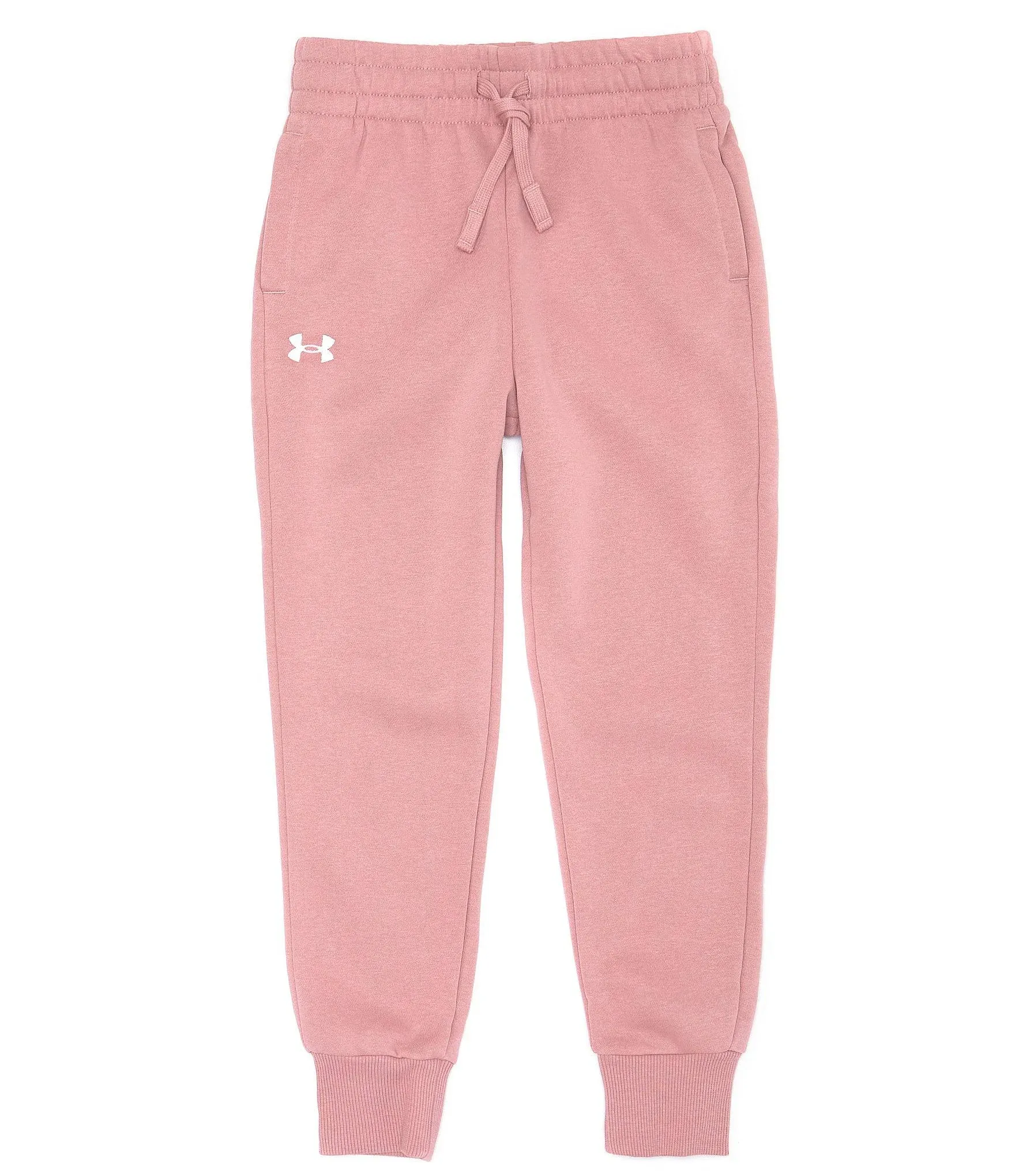 Girls' Under Armour Rival Fleece Joggers Large Pink