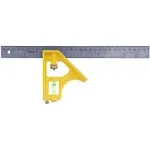 Stanley Die Cast Combination Square 12in 300mm Metric &amp; Imperial 2-46-028