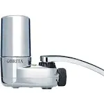 Brita Sistema de filtración de agua básico para montaje en grifo, purificador de agua sin BPA, reemplaza 2,250 botellas de agua de plástico al año,