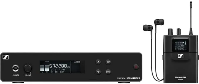 Sennheiser XSW-IEM Wireless In-Ear monitor System A Banda, Negro