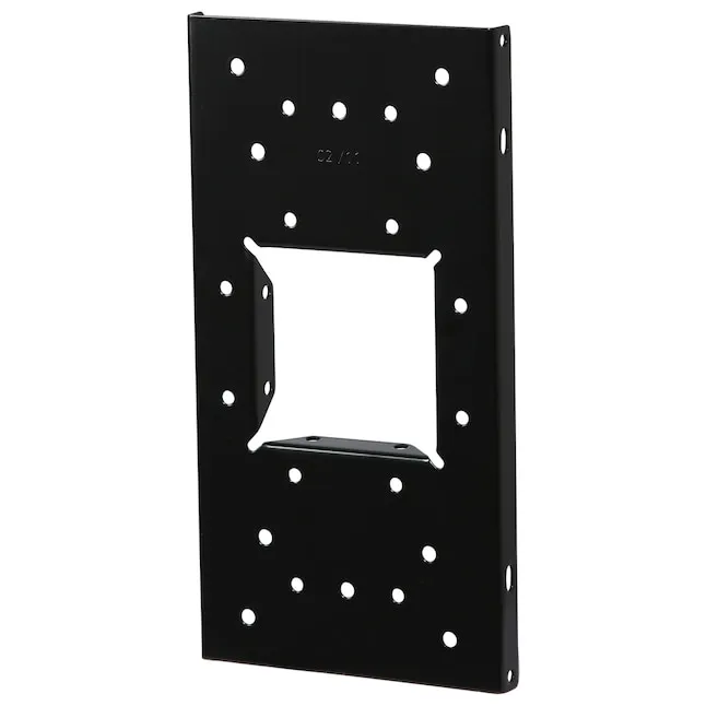 Gibraltar Mailboxes 12.875 in. Steel Mailbox Mounting Board, Black