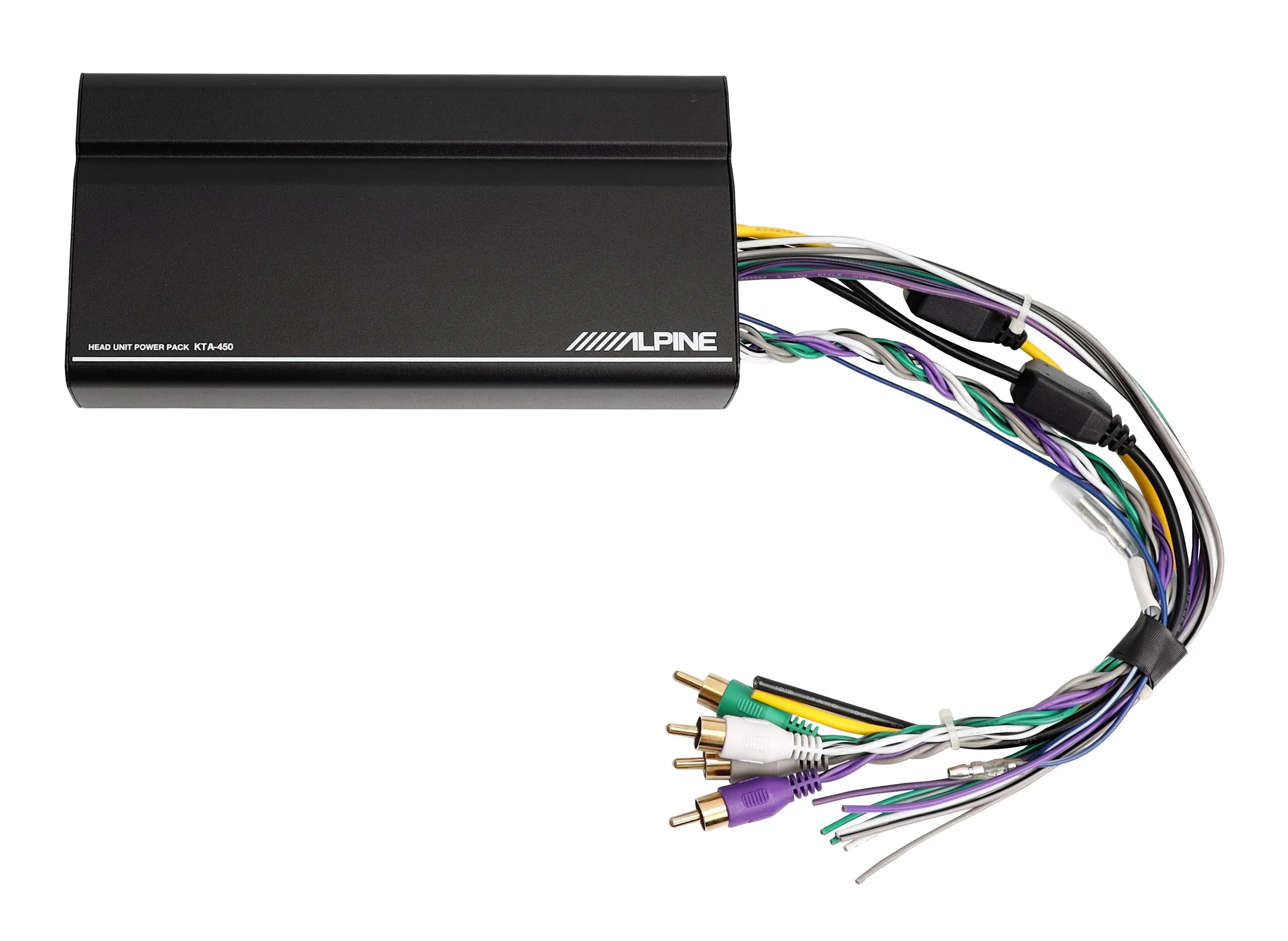 Alpine - 400W Class D Bridgeable Multichannel Amplifier with Built-In Crossover - Black