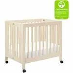 Babyletto Origami Mini Crib - Washed Natural