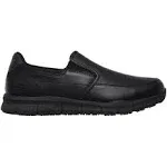 Skechers Work Shoes Men&#039;s 9 Slip On Black Wide Fit Slip Resistant EH Nampa