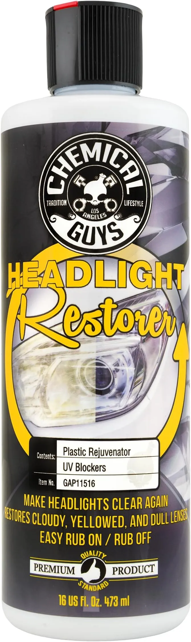 Chemical Guys GAP11516 16 oz Headlight Restorer