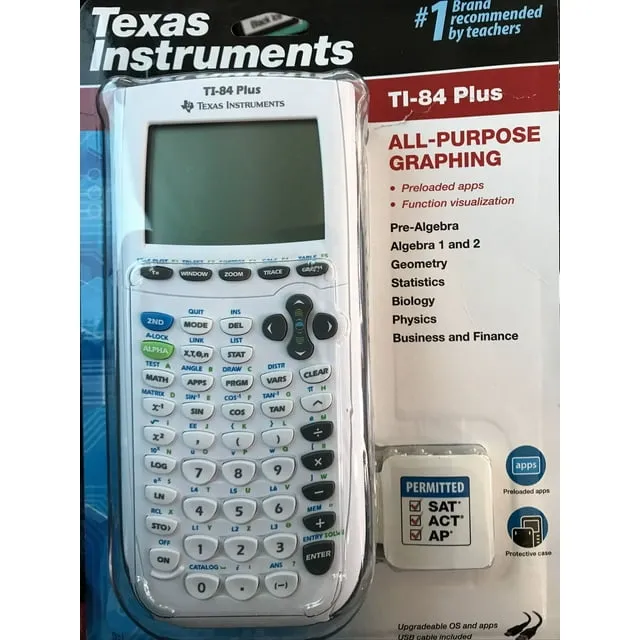 TI-84 Plus Calculator Texas Instruments Graphing