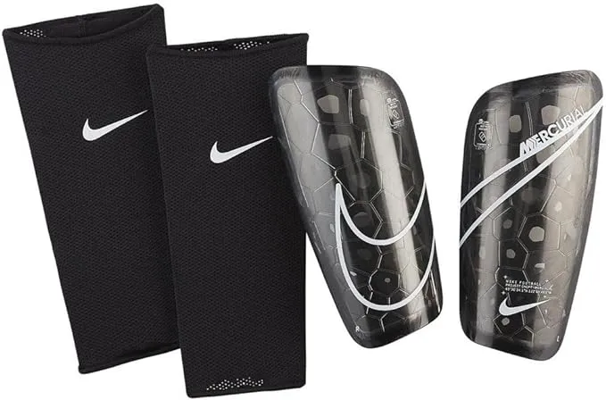 Nike Mercurial Lite Shin Guards - Black-White