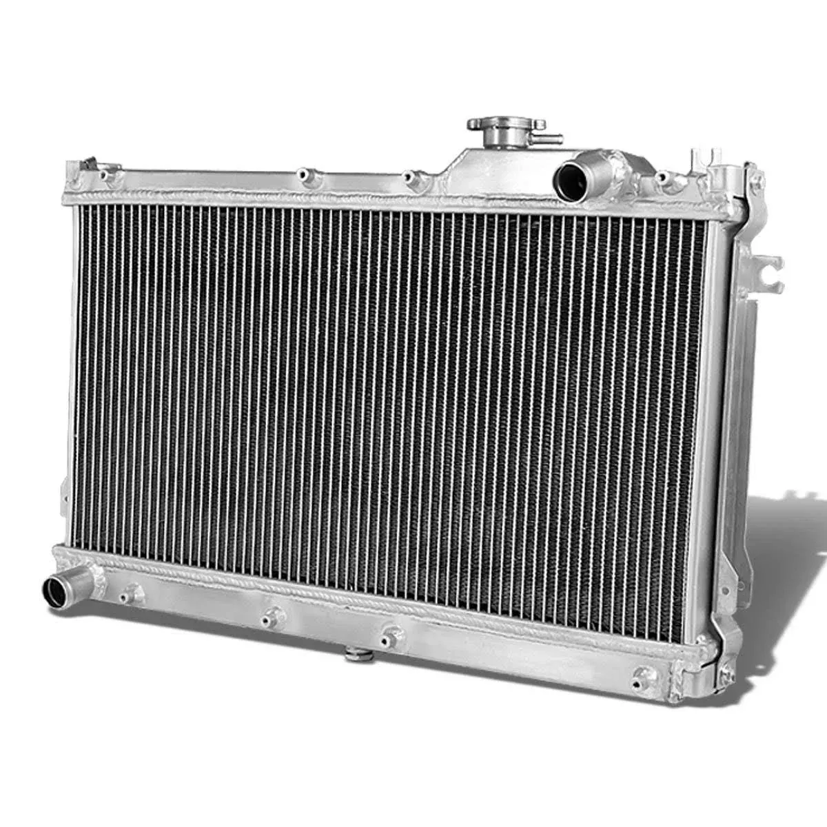 DNA Motoring for 90-98 Mazda Miata MX-5 Full Aluminum 2-Row Racing Radiator - NA 91 92 93 94 95 96 97 RA-MM90-2