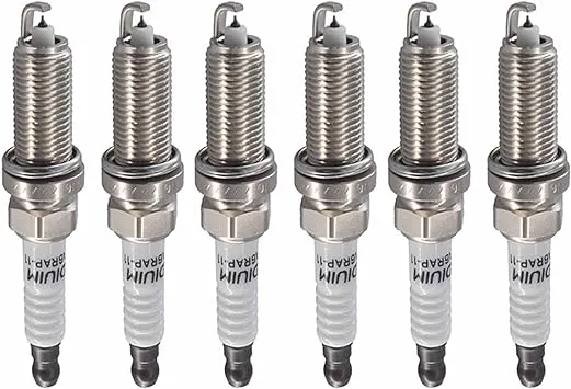 Iridium Spark Plugs Replace LKAR7BIX-11S 93501, 6 Pack