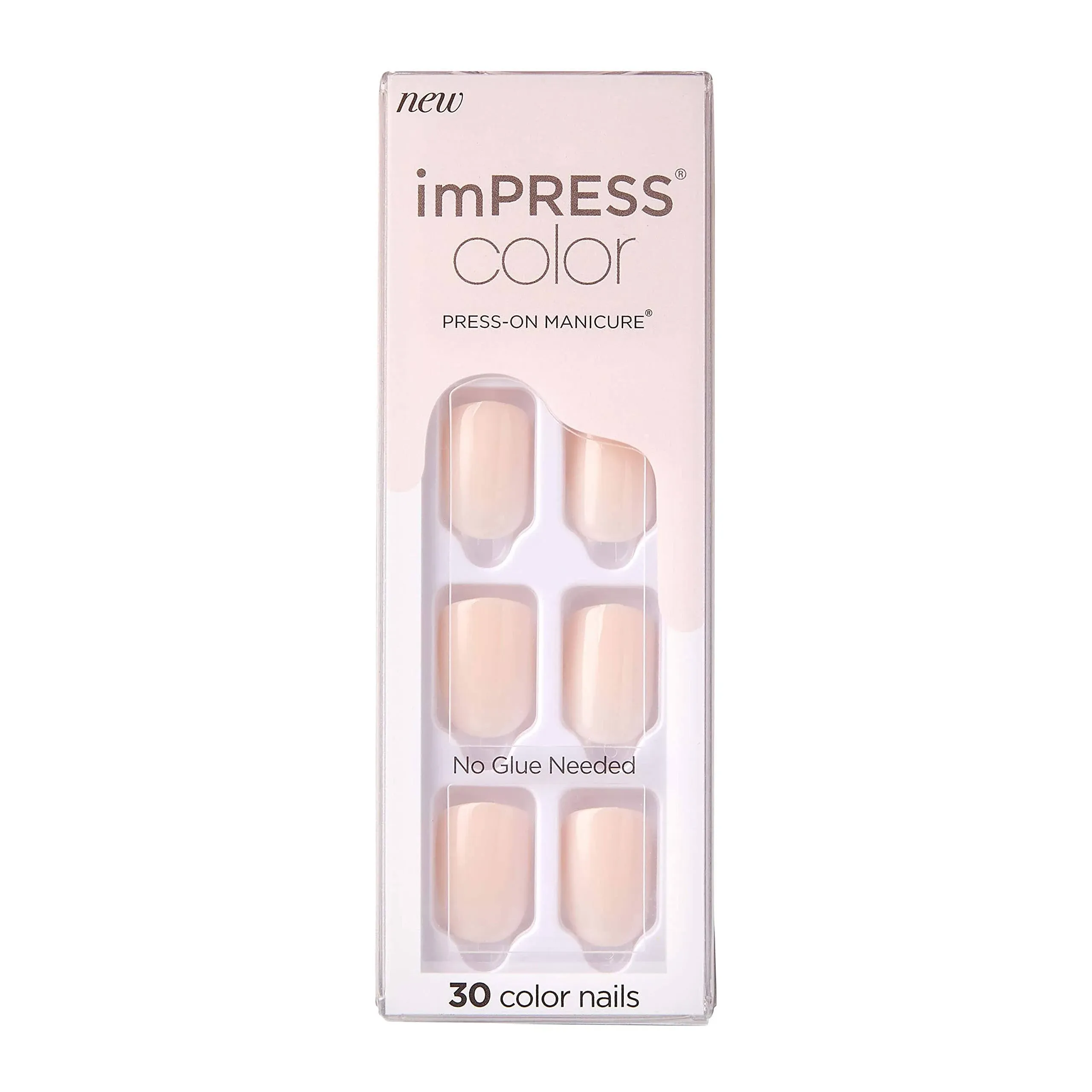 Kiss Point Pink ImPRESS Color Press-on Manicure