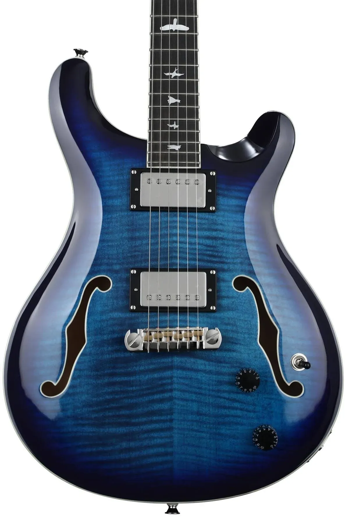 PRS SE Hollowbody II - Faded Blue Burst