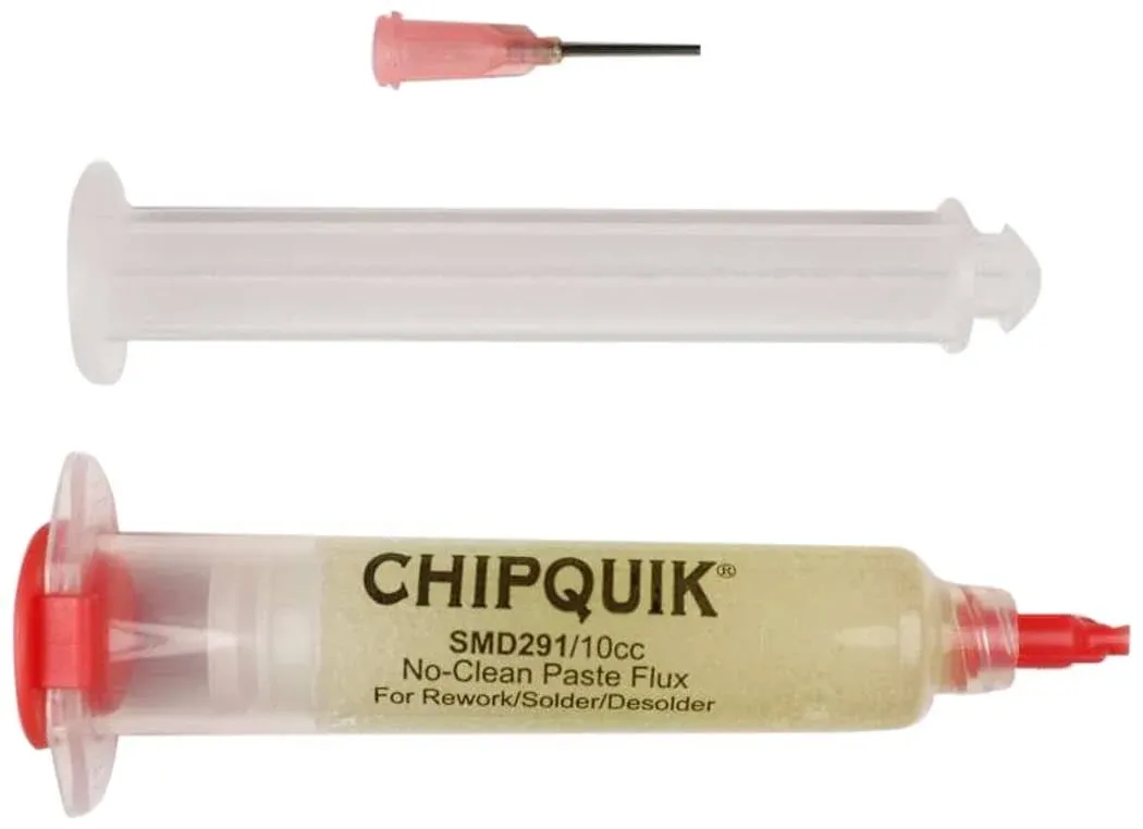 Chip Quik SMD291 Tack Flux No-Clean (10cc/10g Syringe)