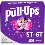 Pull-Ups Girls' Potty Training Pants, 5T-6T (46+ lbs), 14 CountPull-Ups Girls' Potty Training Pants, 5T-6T (46+ lbs), 14 C…