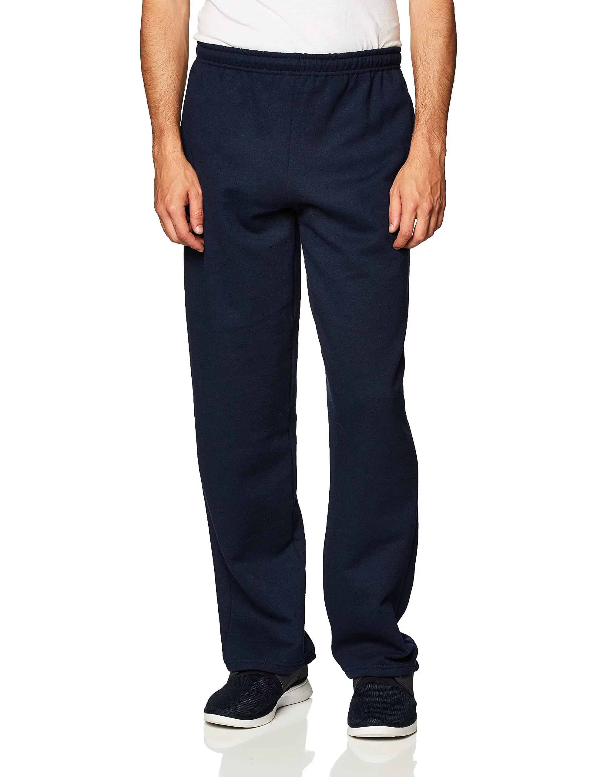 Gildan Adult Fleece Open Bottom Sweatpants with Pockets, Style G18300