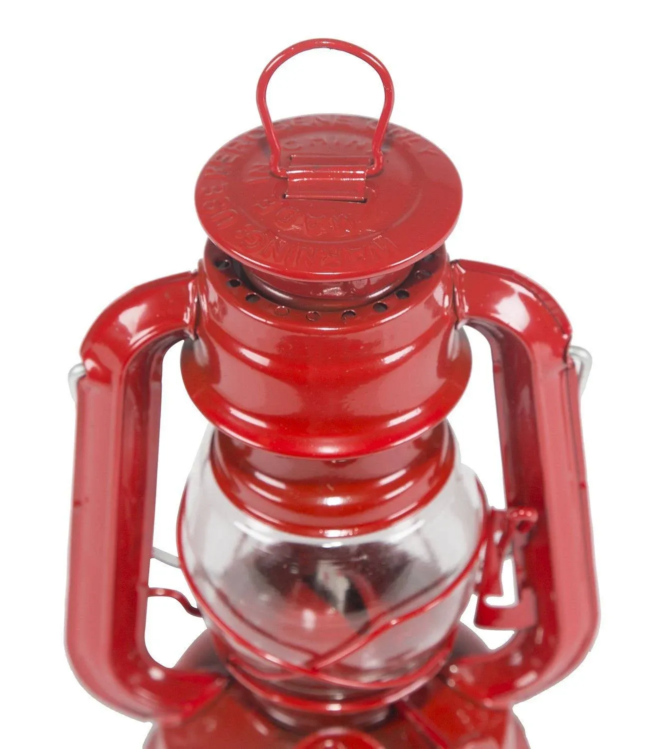 Stansport Hurricane Lantern, Red