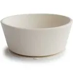 Mushie Silicone Suction Bowl Ivory