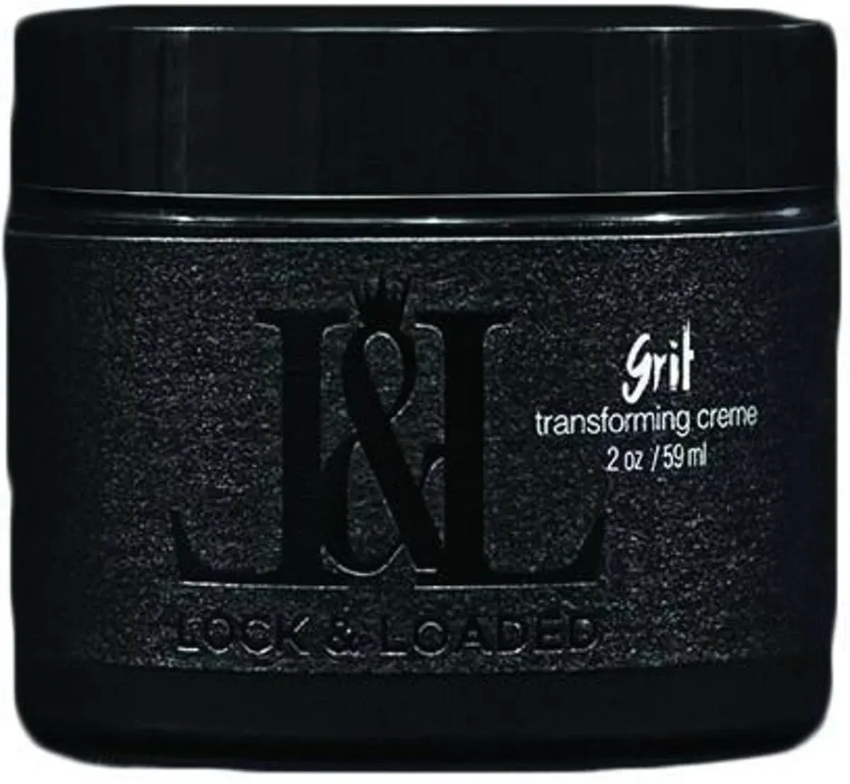 Lock & Loaded Grit Transforming Creme (2 oz.) - Strong Hold Pomade, Matte Finish Hair Cream for Textured Hair, Low Shine, Premium Ingredients