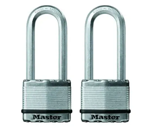 Master Lock Magnum Heavy Duty Outdoor Padlock M5XTLJ (2 Pack)