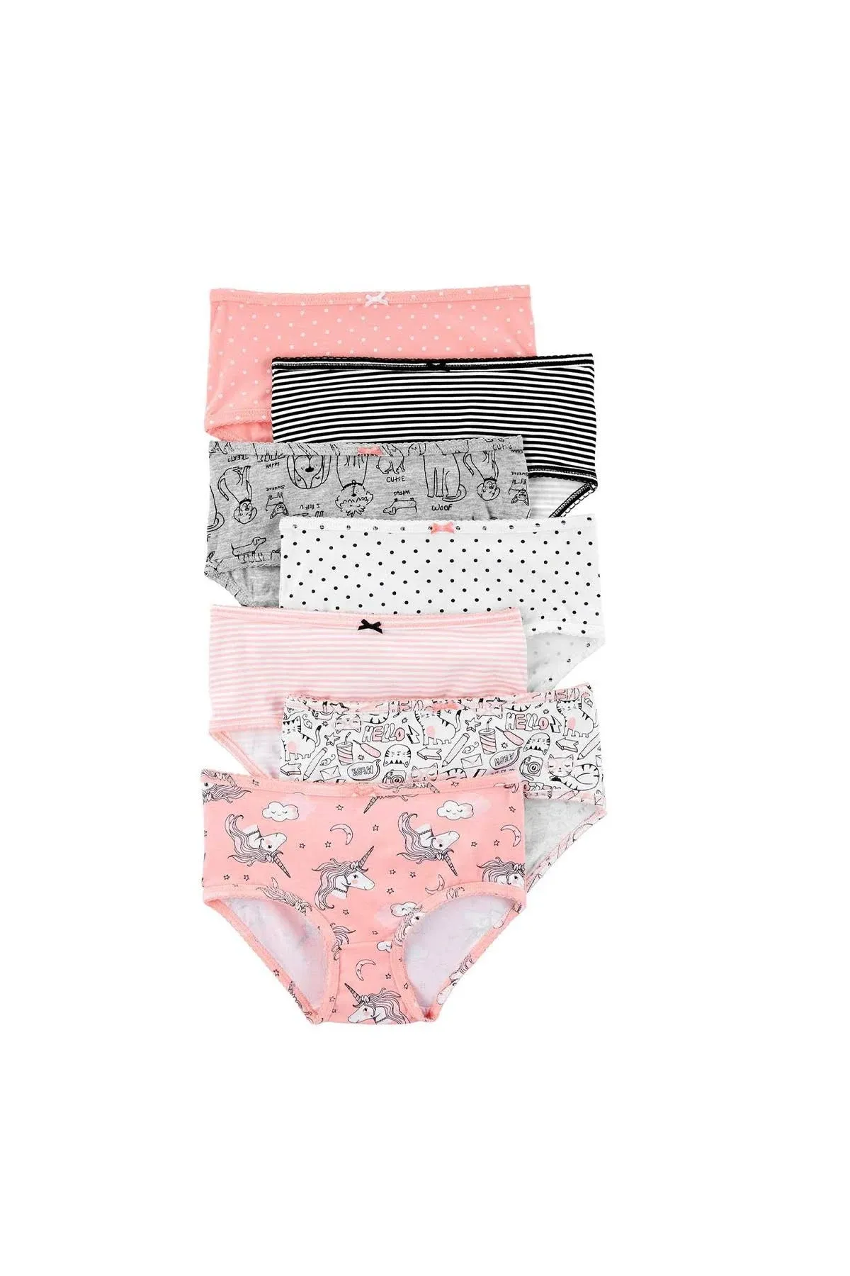 7-Pack Unicorn Print Stretch Cotton Underwear