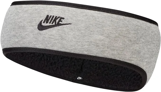 Nike Men's Club Fleece Headband (Dark Grey Heather/Black)